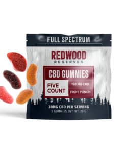 Redwood Reserves Live Resin Full Spectrum CBD Gummies